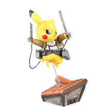 Lade das Bild in den Galerie-Viewer, Pikachu Cosplay Attack on Titan Action Figur kaufen
