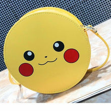 Lade das Bild in den Galerie-Viewer, Pokemon kleine runde Handtasche mit Pikachu Motiv kaufen
