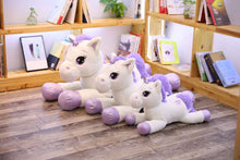 Lade das Bild in den Galerie-Viewer, XXL Einhorn Stofftier - Süße Einhörner Kuscheltiere (60-110cm) kaufen
