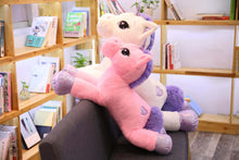 Lade das Bild in den Galerie-Viewer, XXL Einhorn Stofftier - Süße Einhörner Kuscheltiere (60-110cm) kaufen
