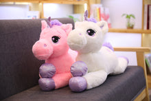 Lade das Bild in den Galerie-Viewer, XXL Einhorn Stofftier - Süße Einhörner Kuscheltiere (60-110cm) kaufen
