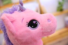 Lade das Bild in den Galerie-Viewer, XXL Einhorn Stofftier - Süße Einhörner Kuscheltiere (60-110cm) kaufen
