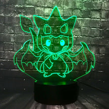 Lade das Bild in den Galerie-Viewer, Pikachu Pokemon Cosplay 3D LED Lampe mit Farbwechsel kaufen
