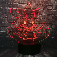 Lade das Bild in den Galerie-Viewer, Pikachu Pokemon Cosplay 3D LED Lampe mit Farbwechsel kaufen
