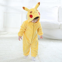 Lade das Bild in den Galerie-Viewer, Pokemon Baby Kinder Pyjama Schlafanzug im süßen Pikachu Look kaufen
