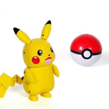 Lade das Bild in den Galerie-Viewer, Pikachu, Mewtu, Glurak, Bisasam oder Turtok Figur mit Pokeball kaufen
