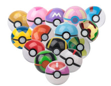 Lade das Bild in den Galerie-Viewer, Pokeball Kollektion mit 15 Bällen und 15 Figuren kaufen
