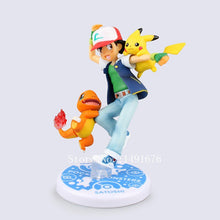 Lade das Bild in den Galerie-Viewer, Ash Ketchum Pikachu Figur (ca. 10cm) kaufen
