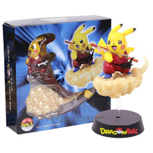 Lade das Bild in den Galerie-Viewer, Pikachu Cosplay Dragon Ball Son Goku Figur (ca. 18cm) kaufen
