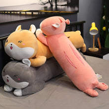 Lade das Bild in den Galerie-Viewer, 80-130cm Cartoon Hamster Stofftier oder Katzen Kuscheltiere Kissen XXL Format kaufen
