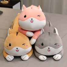 Lade das Bild in den Galerie-Viewer, 80-130cm Cartoon Hamster Stofftier oder Katzen Kuscheltiere Kissen XXL Format kaufen
