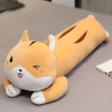 Lade das Bild in den Galerie-Viewer, 80-130cm Cartoon Hamster Stofftier oder Katzen Kuscheltiere Kissen XXL Format kaufen
