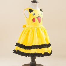 Lade das Bild in den Galerie-Viewer, Pikachu Pokemon Kleid für Kinder kaufen
