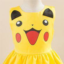 Lade das Bild in den Galerie-Viewer, Pikachu Pokemon Kleid für Kinder kaufen
