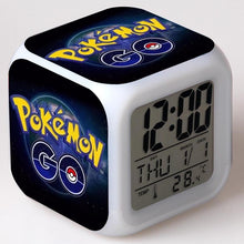Lade das Bild in den Galerie-Viewer, Pokemon Digital Wecker / Uhr - 7 Farben (19 verschiedene Motive) kaufen
