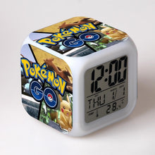 Lade das Bild in den Galerie-Viewer, Pokemon Digital Wecker / Uhr - 7 Farben (19 verschiedene Motive) kaufen
