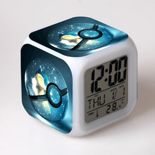 Lade das Bild in den Galerie-Viewer, Pokemon Digital Wecker / Uhr - 7 Farben (19 verschiedene Motive) kaufen
