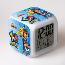 Lade das Bild in den Galerie-Viewer, Pokemon Digital Wecker / Uhr - 7 Farben (19 verschiedene Motive) kaufen

