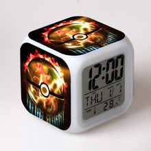 Lade das Bild in den Galerie-Viewer, Pokemon Digital Wecker / Uhr - 7 Farben (19 verschiedene Motive) kaufen
