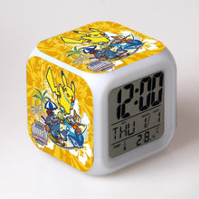 Lade das Bild in den Galerie-Viewer, Pokemon Digital Wecker / Uhr - 7 Farben (19 verschiedene Motive) kaufen
