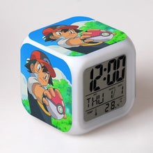 Lade das Bild in den Galerie-Viewer, Pokemon Digital Wecker / Uhr - 7 Farben (19 verschiedene Motive) kaufen
