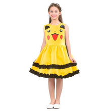 Lade das Bild in den Galerie-Viewer, Pikachu Pokemon Kleid für Kinder kaufen
