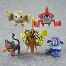 Lade das Bild in den Galerie-Viewer, 5er Set Pokemon Spielzeug Pikachu Figuren Rowlet popplio Litten Tapu Koko kaufen
