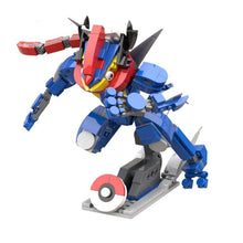 Lade das Bild in den Galerie-Viewer, Greninja Baustein Figur (389 Teile) kaufen
