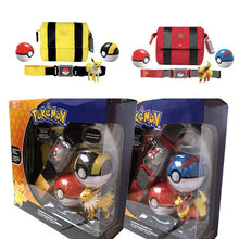 Lade das Bild in den Galerie-Viewer, Pokemon Trainer Set mit Gürtel, Pokeball, Tasche und Figur kaufen
