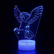 Lade das Bild in den Galerie-Viewer, Pidgeot Tauboss Pokemon Lampe, Nachtlicht, Nachttischlampe kaufen
