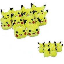 Lade das Bild in den Galerie-Viewer, Pikachu Umbreon Nachtara Evoli Eevee Plüsch Schlüsselanhänger 10er Set kaufen
