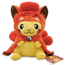 Lade das Bild in den Galerie-Viewer, Pikachu Cosplay als Feuer oder Eis Vulpix Kuscheltiere (ca. 30cm) kaufen
