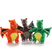 Lade das Bild in den Galerie-Viewer, 3 Stk. Glurak Charizard Kuscheltiere (ca. 22cm) kaufen
