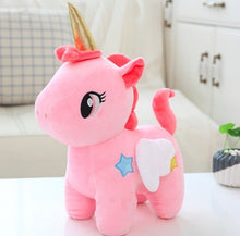 Lade das Bild in den Galerie-Viewer, Zuckersüße Einhorn Kuscheltiere mit Herzchen Deko (25cm oder 30cm) kaufen
