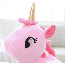 Lade das Bild in den Galerie-Viewer, Zuckersüße Einhorn Kuscheltiere mit Herzchen Deko (25cm oder 30cm) kaufen
