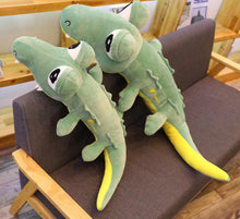 Lade das Bild in den Galerie-Viewer, XXL 170cm Cartoon Krokodil Stofftier XXL Kroko Kuscheltier kaufen
