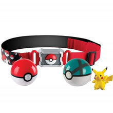 Lade das Bild in den Galerie-Viewer, Pokemon Trainer Set mit Gürtel, Pokeball, Tasche und Figur kaufen
