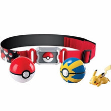 Lade das Bild in den Galerie-Viewer, Pokemon Trainer Set mit Gürtel, Pokeball, Tasche und Figur kaufen
