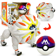 Lade das Bild in den Galerie-Viewer, Solgaleo Figur mit Pokeball Pokemon Spielzeug kaufen
