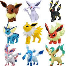 Lade das Bild in den Galerie-Viewer, Evoli Vaporeon Jolteon Flareon Espeon Umbreon Leafeon Glaceon Figuren Set kaufen
