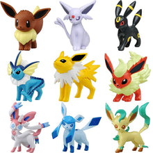 Lade das Bild in den Galerie-Viewer, Evoli Vaporeon Jolteon Flareon Espeon Umbreon Leafeon Glaceon Figuren Set kaufen
