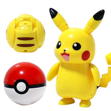 Lade das Bild in den Galerie-Viewer, Pikachu Spielzeug Figur mit Pokeball Pokemon Spiel Set kaufen
