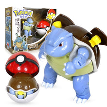 Lade das Bild in den Galerie-Viewer, Turtok (Blastoise) Pokemon Spielzeug Set mit Figur und Pokeball kaufen
