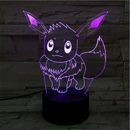 Eevee / Evoli 3D LED Lampe (9 Motive) Nachtlicht, Tischlampe kaufen