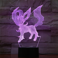 Eevee / Evoli 3D LED Lampe (9 Motive) Nachtlicht, Tischlampe kaufen