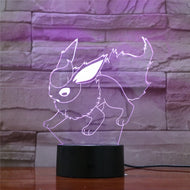 Eevee / Evoli 3D LED Lampe (9 Motive) Nachtlicht, Tischlampe kaufen
