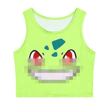 Lade das Bild in den Galerie-Viewer, Pokemon Pikachu, Pummeluff, Bisasam u. a. Top, Tops, Shirt kaufen
