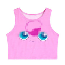 Lade das Bild in den Galerie-Viewer, Pokemon Pikachu, Pummeluff, Bisasam u. a. Top, Tops, Shirt kaufen
