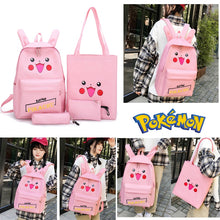 Lade das Bild in den Galerie-Viewer, Pokemon Pikachu Rucksack &amp; Taschen Set kaufen
