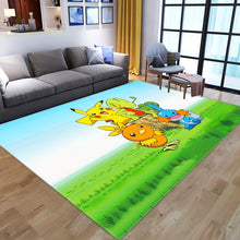 Lade das Bild in den Galerie-Viewer, Pokemon Pikachu Flannel Teppich Matte (verschiedene Motive) kaufen
